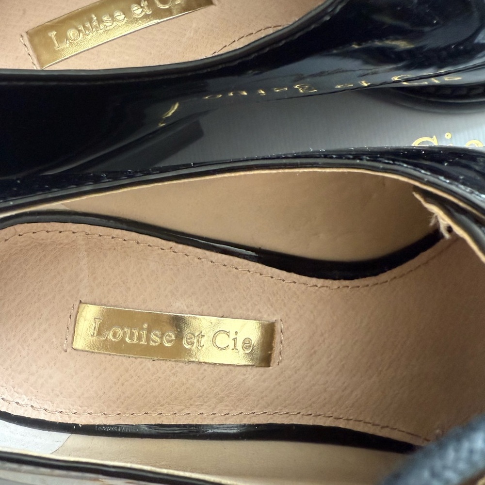 Louise et Cie Black Patent Leather Oxfords - Picture 3 of 7